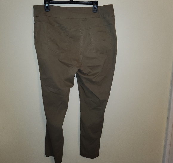Westbound Khaki Flare Pants - Picture 2 of 5